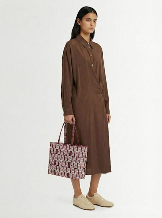 RAYAS COLLECTIVE - Tote with double handles and structured profile
