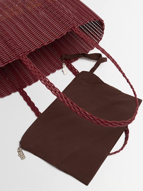 RAYAS COLLECTIVE: Shoulder bag with long woven handle