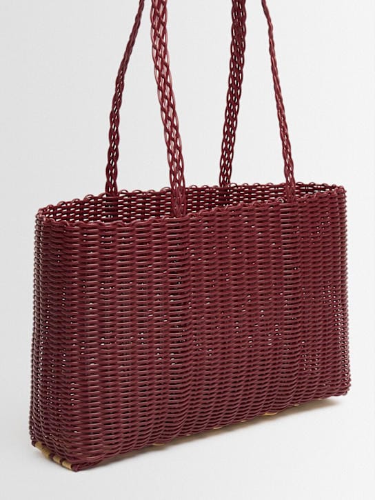 RAYAS COLLECTIVE: Shoulder bag with long woven handle