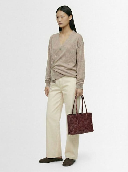 RAYAS COLLECTIVE - Shoulder bag with long woven handle