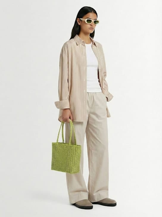 RAYAS COLLECTIVE - Tote with Woven Handles