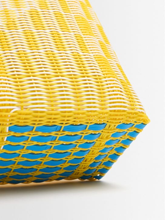 RAYAS COLLECTIVE: Tote with long handles and structured profile