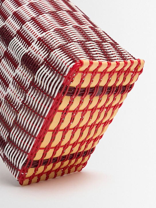 RAYAS COLLECTIVE: Tote with double handles and structured profile
