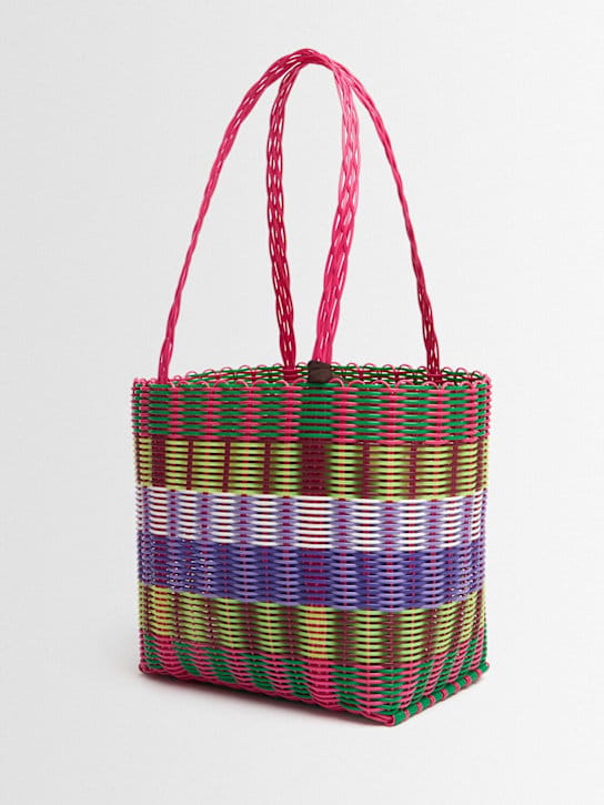 RAYAS COLLECTIVE: Shoulder Tote with Double Handles