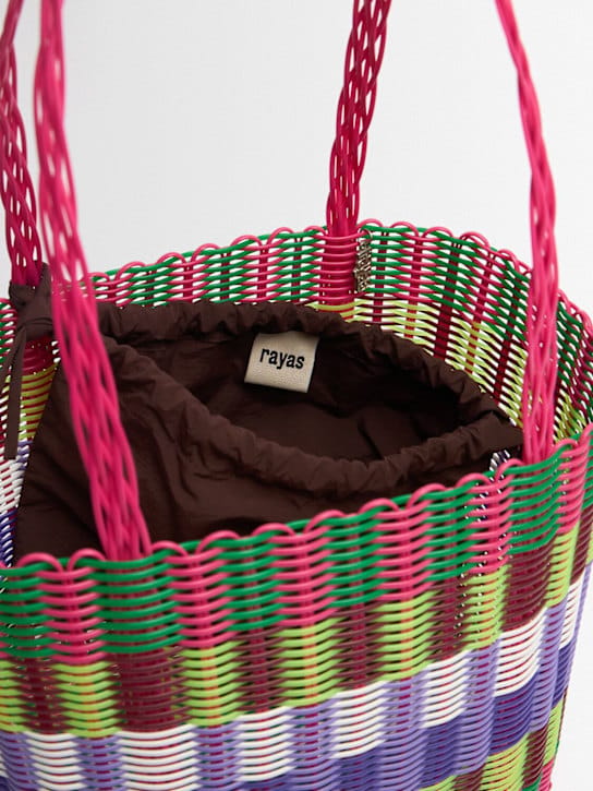 RAYAS COLLECTIVE: Shoulder Tote with Double Handles