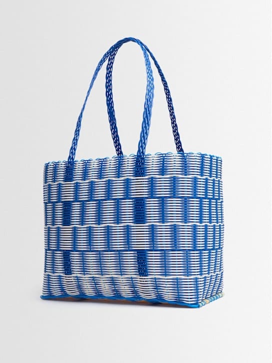RAYAS COLLECTIVE: Tote with double handles and structured profile