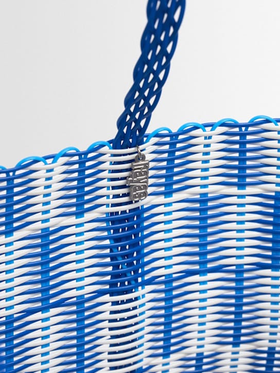 RAYAS COLLECTIVE: Tote with double handles and structured profile