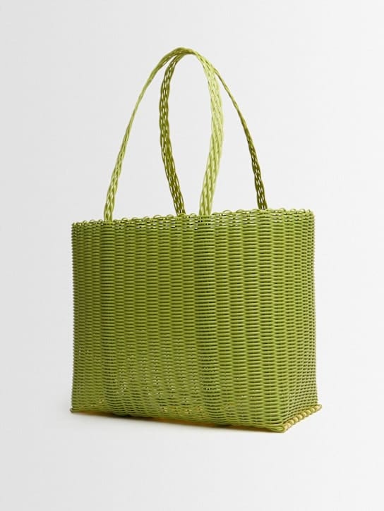 RAYAS COLLECTIVE: Tote with double handles and structured profile