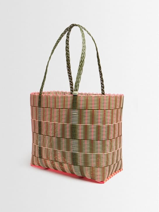 RAYAS COLLECTIVE: Tote with double handles and structured profile