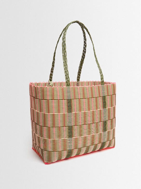 RAYAS COLLECTIVE: Tote with double handles and structured profile