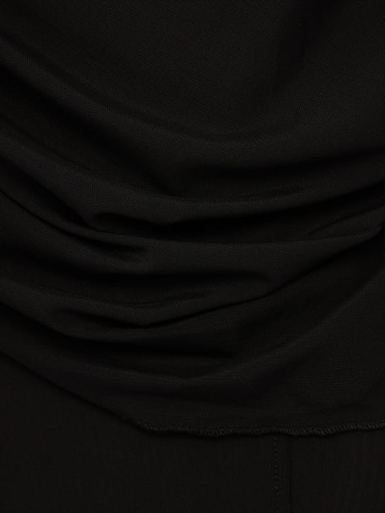 GESTUZ: Long dress with draping