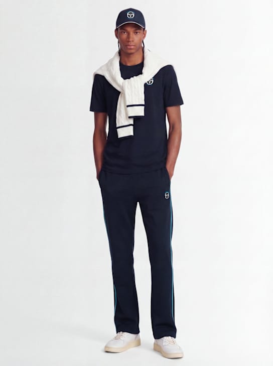 Sergio Tacchini - Logo宽腿裤