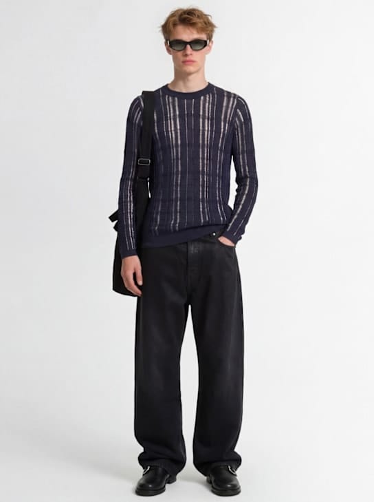 Acne Studios - 高腰阔腿牛仔裤