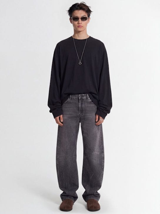 Acne Studios - 高腰宽腿牛仔裤