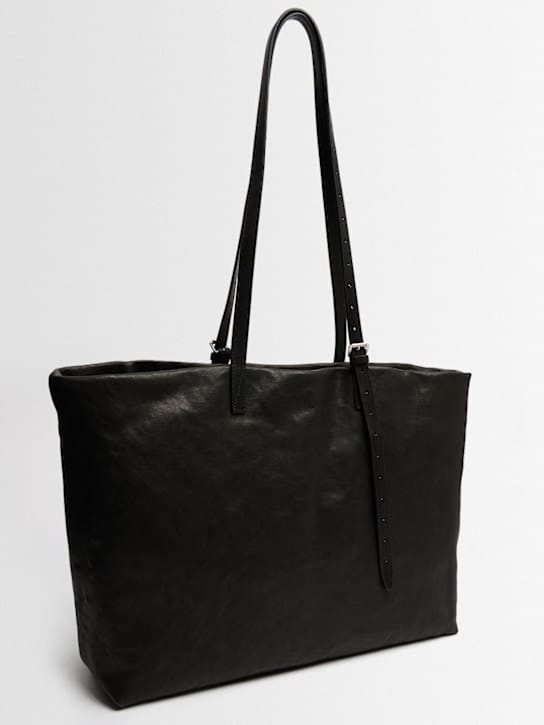 Ann Demeulemeester - 带长手柄和宽开口的手提包