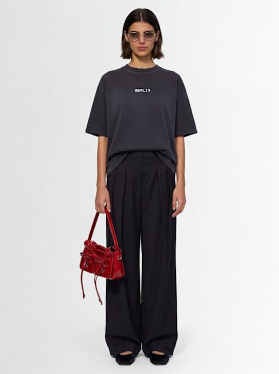 MARCELL PUSTUL - 宽脚裤，带褶皱