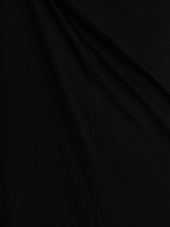 MARCELL PUSTUL: High-neck jersey maxi dress