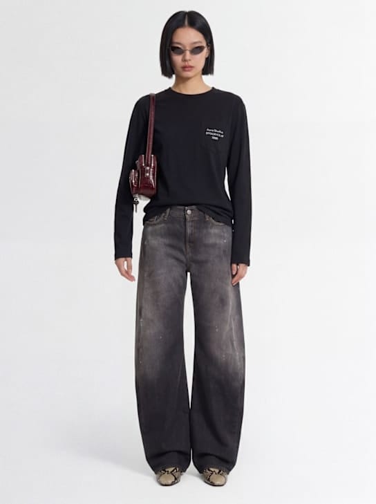 Acne Studios - 埃登长袖棉混纺T恤