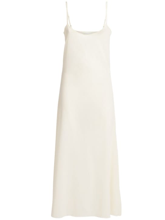 FABIANA FILIPPI: Long dress in openwork cotton knit