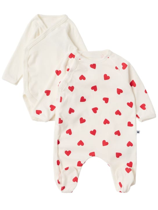 Petit Bateau: 印花棉质连体裤和内衣