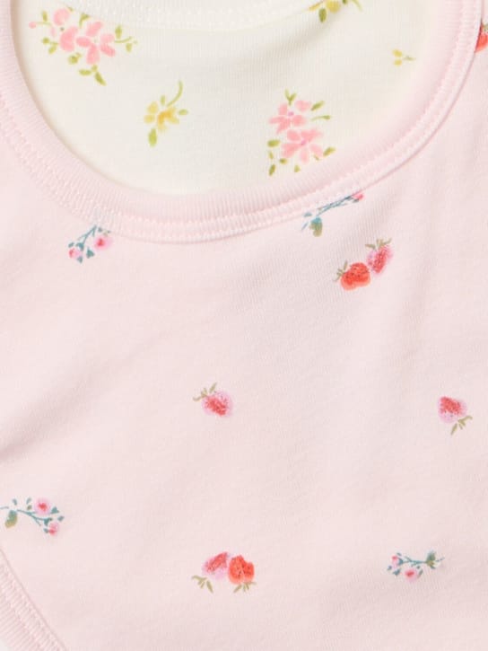 Petit Bateau - 2个印花棉围嘴套装