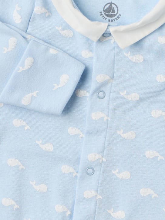 Petit Bateau - 棉质平纹针织连体衣