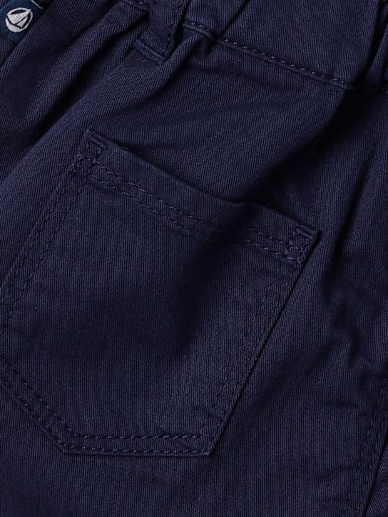 Petit Bateau - 棉质牛仔布背带裤