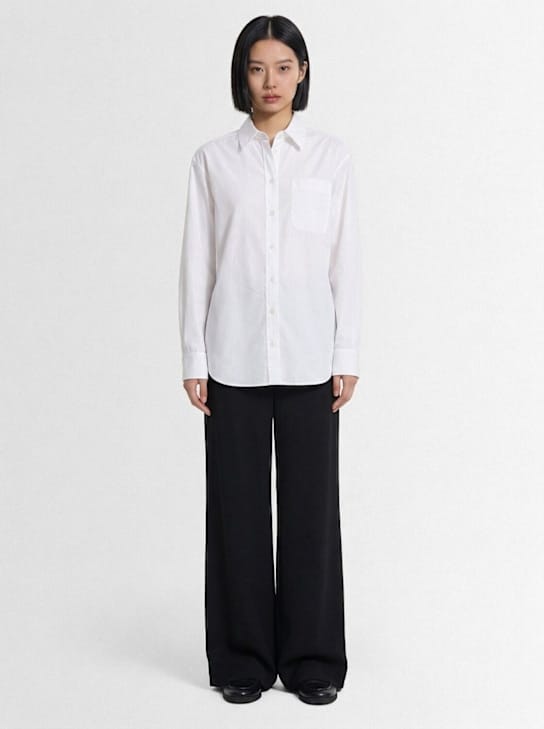 The Row - Cotton shirt with patch pocket