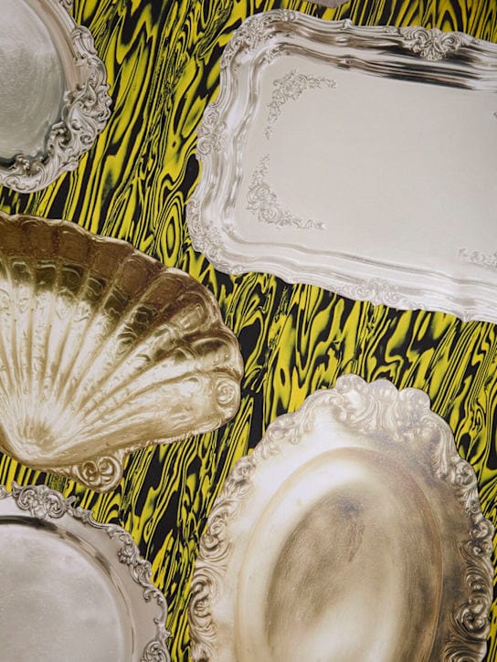 FIGURE DECORATIVE: Set de table en cuir de veau