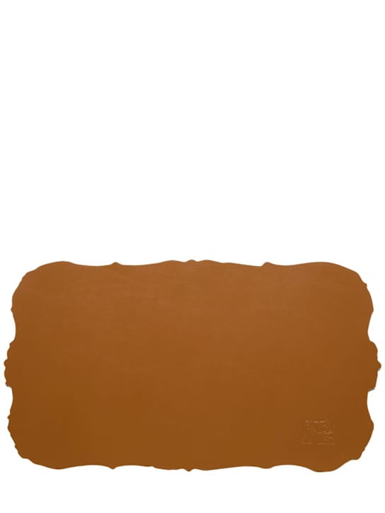 FIGURE DECORATIVE: Set de table en cuir de veau
