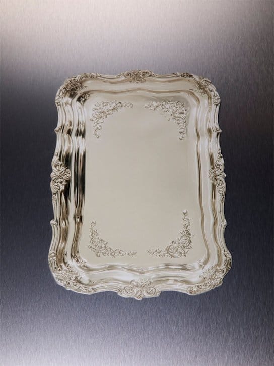 FIGURE DECORATIVE - Tovaglietta sagomata in pelle di vitello