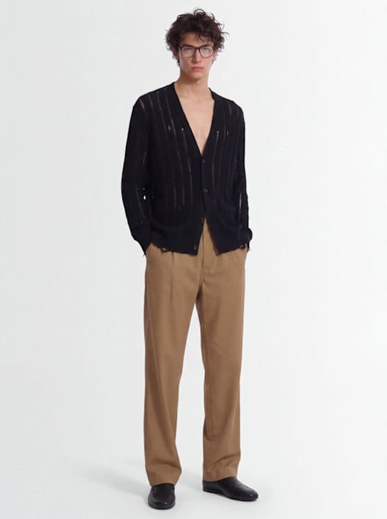 Laneus - Stretch wool pants