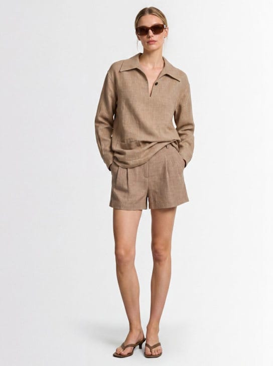 LUISA SPAGNOLI - Shorts with front pleats