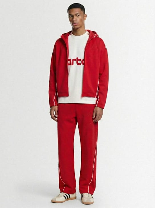 adidas Originals - 宽腿裤，带有对比细节