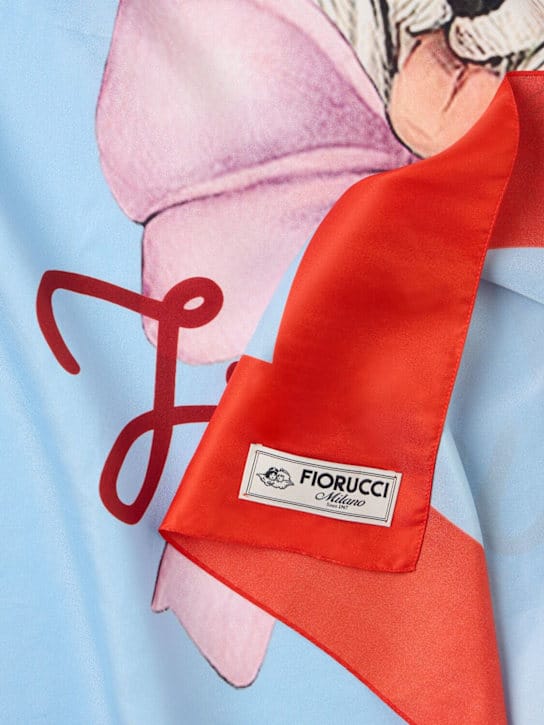 FIORUCCI - 方形围巾，带图形图案