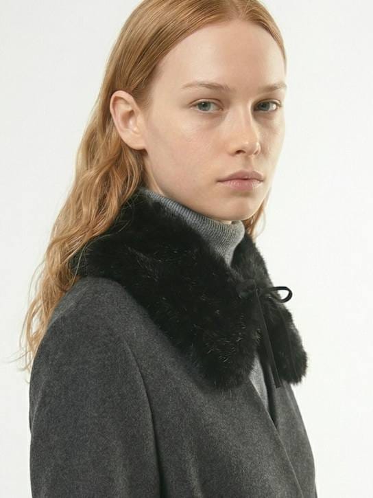 BY MALENE BIRGER - 带蝴蝶结的披肩