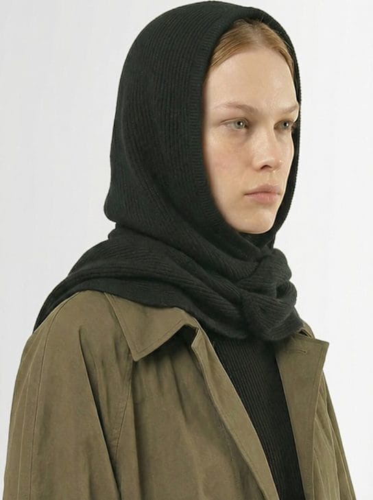 BY MALENE BIRGER - 带有眼孔下摆的长围巾