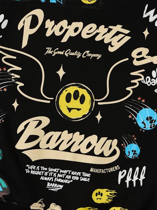 Barrow - 印花棉卫衣