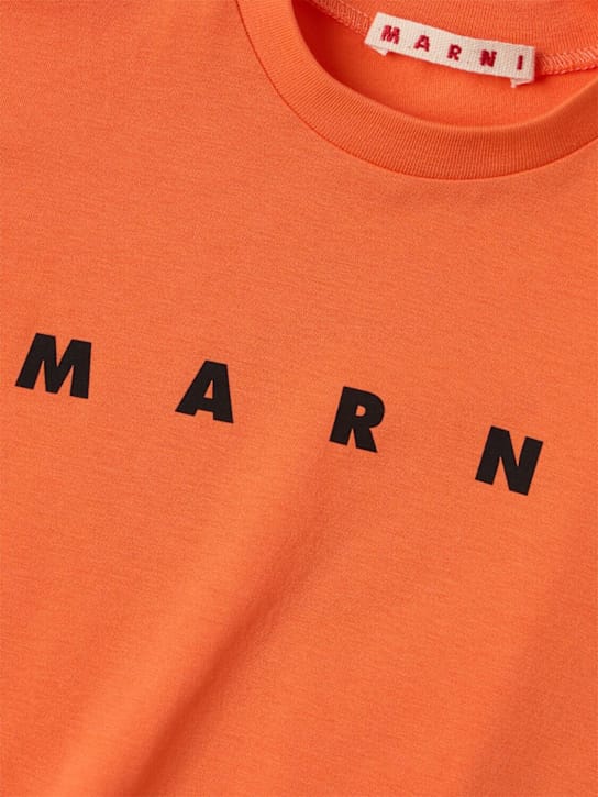 Marni Junior - 棉质标志T恤