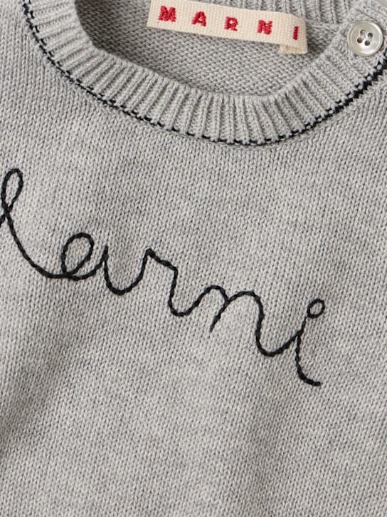 Marni Junior - 棉质logo卫衣