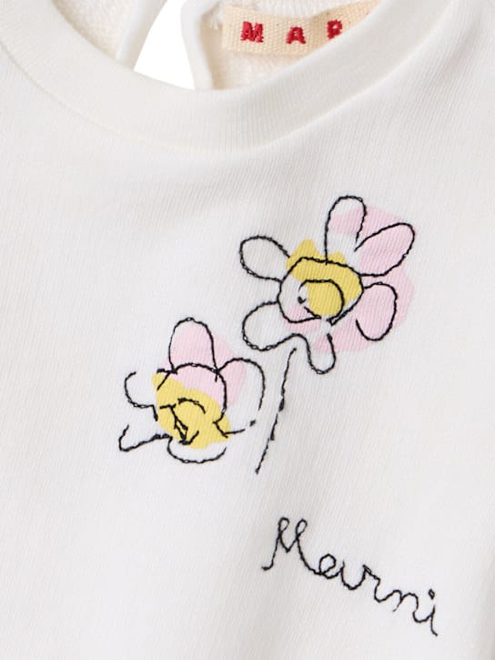 Marni Junior - Cotton logo sweatshirt