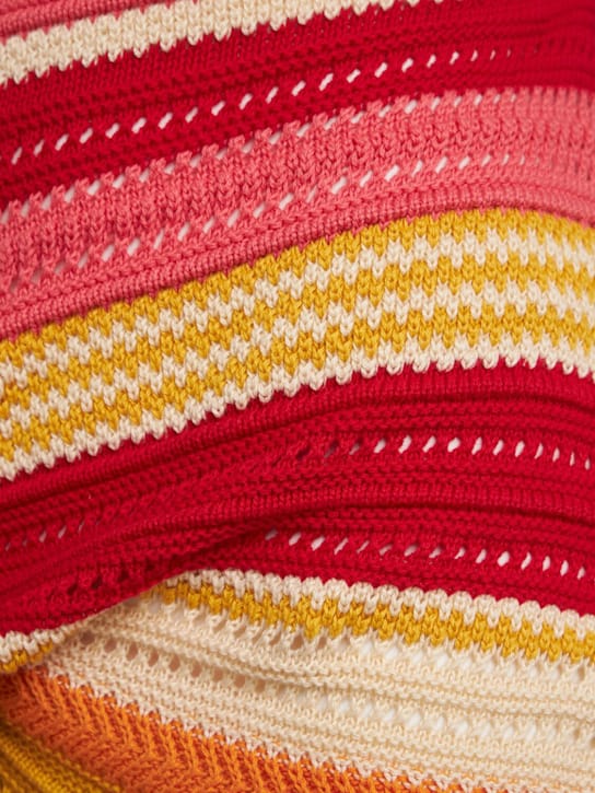 Laneus: Cotton knit maxi dress