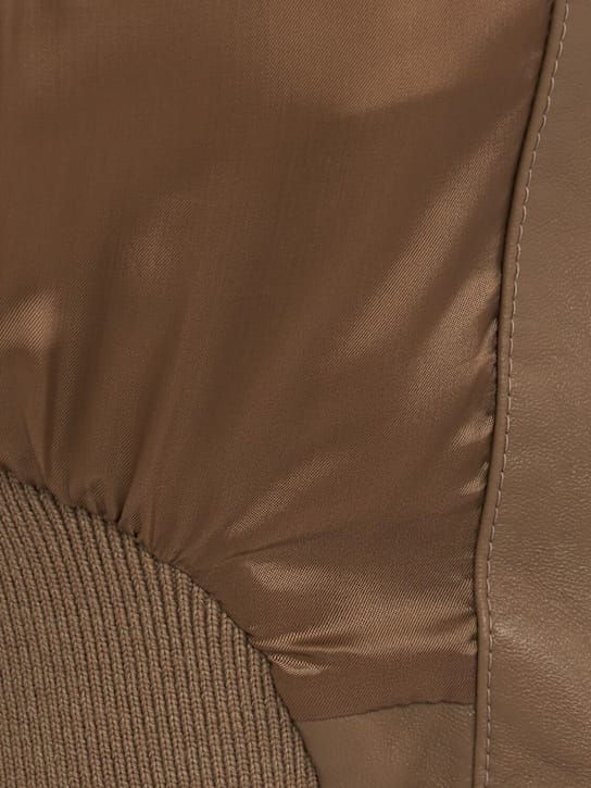 Chloé: 带有罗纹领口的飞行夹克