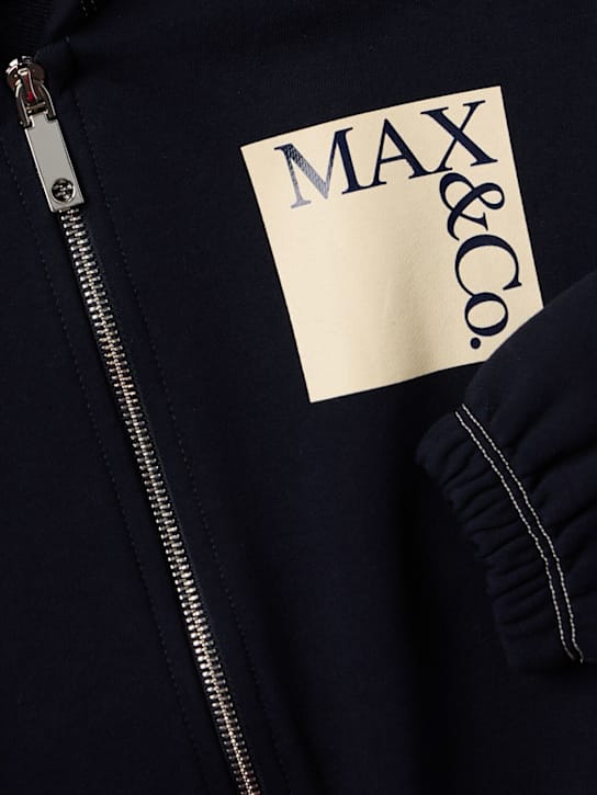 MAX&CO - 棉质拉链连帽衫