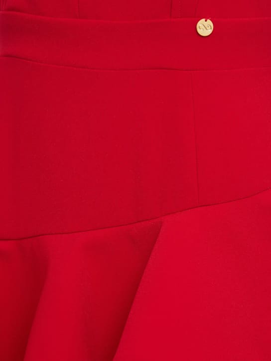 CATALINA: Asymmetric dress with ruffles