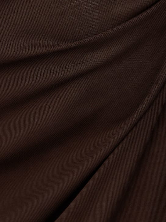 BARE: Long dress with cut-out detail