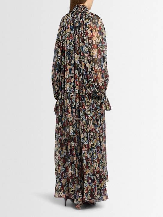 Khaite: Silk turtleneck maxi dress