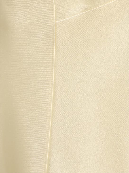 Khaite: Long satin dress with straps