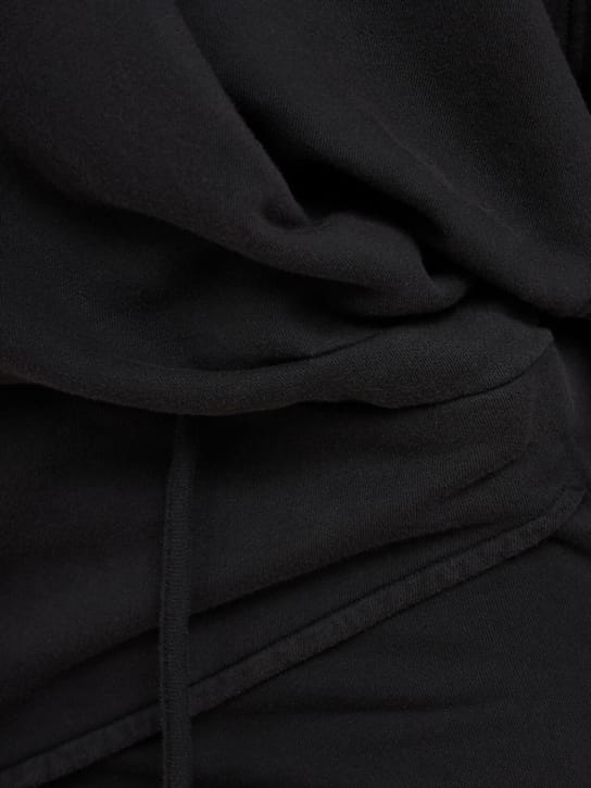 The Attico: Cotton hooded mini dress