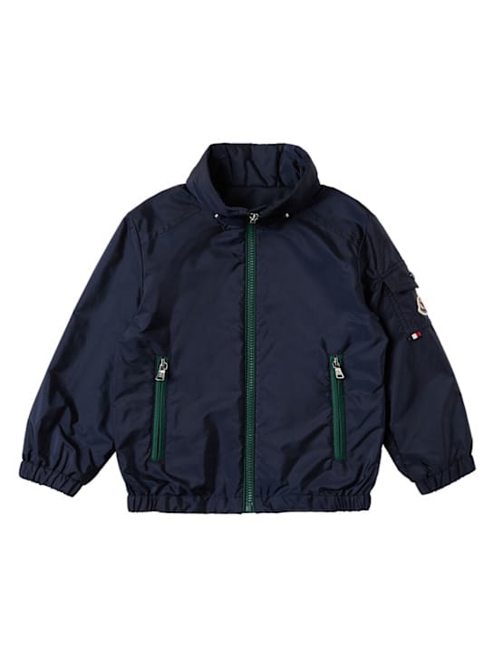 Moncler: 巴努尼龙雨衣